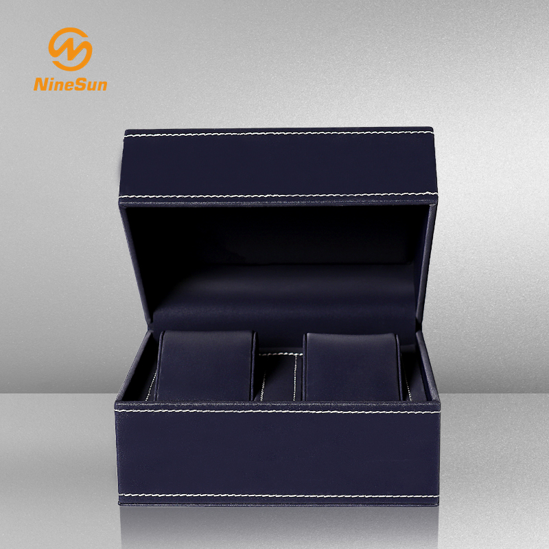 Blue color Classic Watch Packing Boxes   With two Pillow Custom -WT-180004