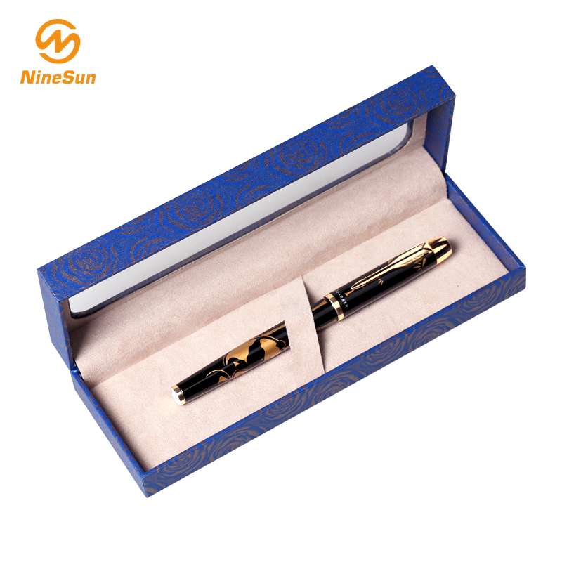 Blue and white color  Pen box for man