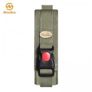 Green Webbing flashlight sheath -NS-FL-180003