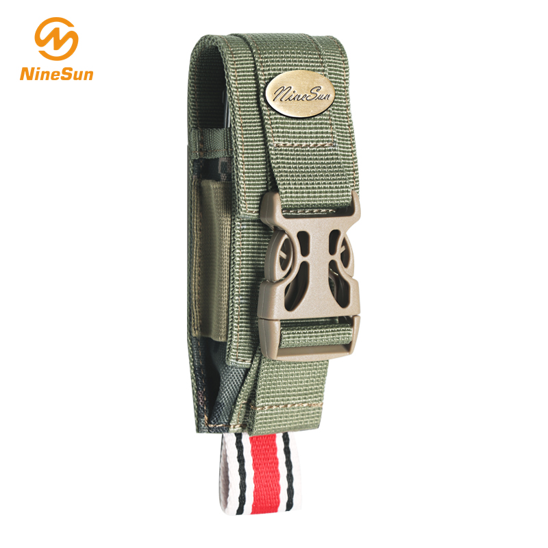 Small Green Nylon folding knife sheath- NS-KF-180012