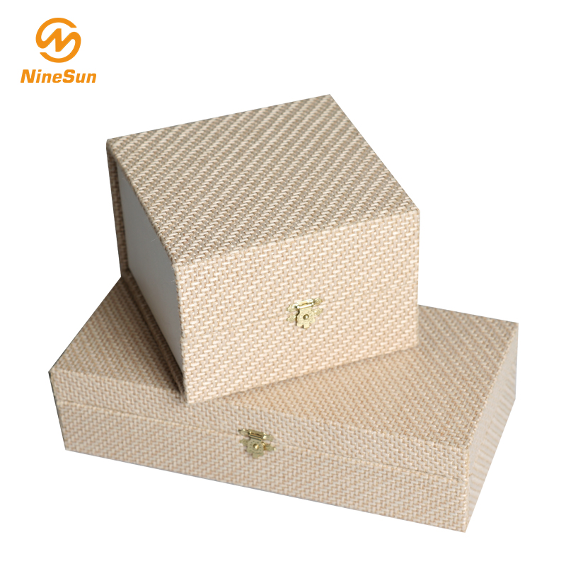 Professional Factory Supply Popular Portable Rings Earrings Storage Fabric Jewelry Box