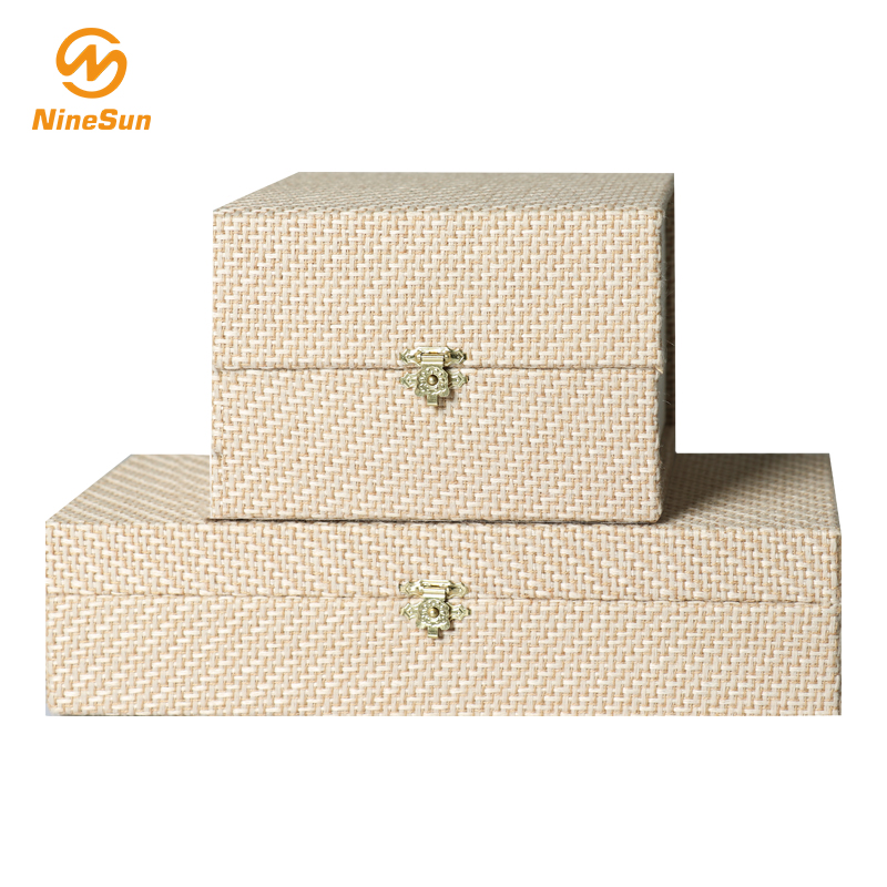 Professional Factory Supply Popular Portable Rings Earrings Storage Fabric Jewelry Box